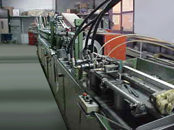 T profile roll forming line with perforation units 